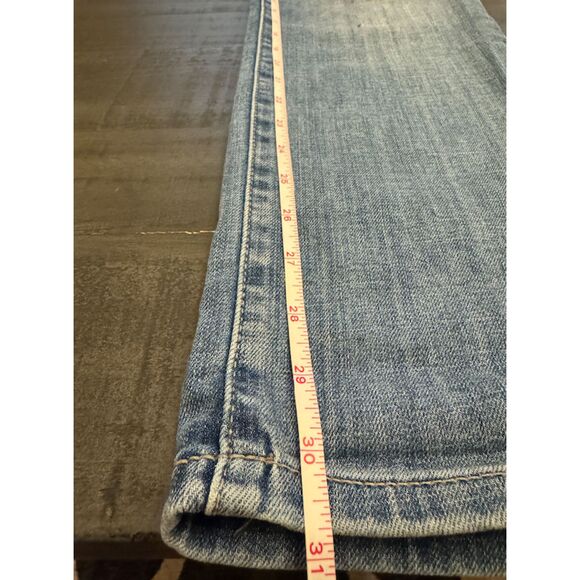 Lee Straight Leg Regular Fit Mid Rise - Sz 12 - Picture 6 of 10